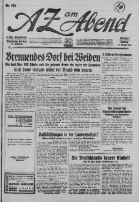 AZ am Abend (Allgemeine Zeitung) Freitag 10. August 1928