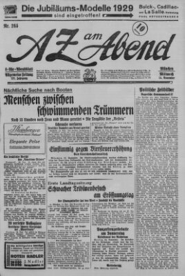 AZ am Abend (Allgemeine Zeitung) Mittwoch 14. November 1928