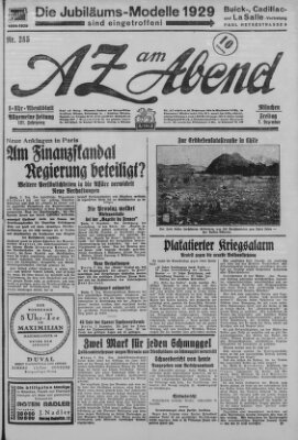 AZ am Abend (Allgemeine Zeitung) Freitag 7. Dezember 1928