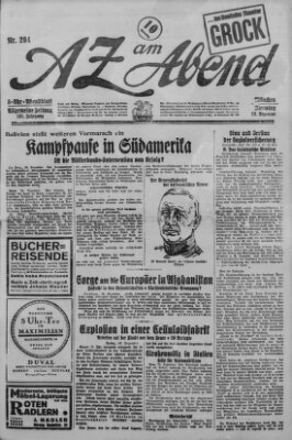 AZ am Abend (Allgemeine Zeitung) Dienstag 18. Dezember 1928