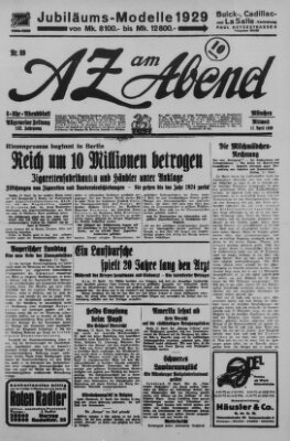 AZ am Abend (Allgemeine Zeitung) Mittwoch 17. April 1929