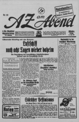 AZ am Abend (Allgemeine Zeitung) Freitag 24. Mai 1929