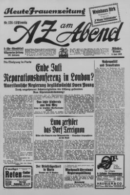 AZ am Abend (Allgemeine Zeitung) Mittwoch 5. Juni 1929