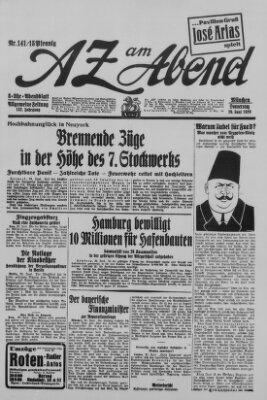 AZ am Abend (Allgemeine Zeitung) Donnerstag 20. Juni 1929