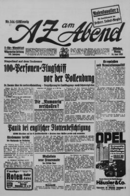 AZ am Abend (Allgemeine Zeitung) Montag 24. Juni 1929