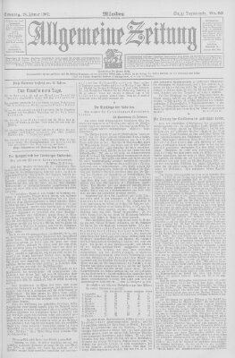 Allgemeine Zeitung Sonntag 24. Februar 1907