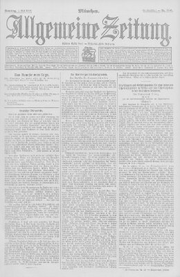 Allgemeine Zeitung Samstag 4. Mai 1907