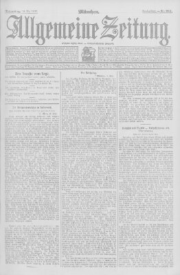 Allgemeine Zeitung Donnerstag 16. Mai 1907