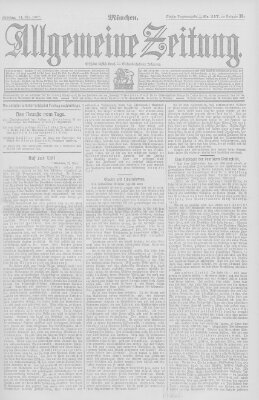 Allgemeine Zeitung Freitag 31. Mai 1907