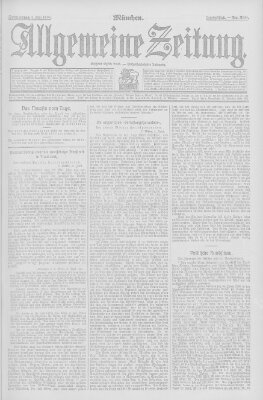 Allgemeine Zeitung Donnerstag 6. Juni 1907