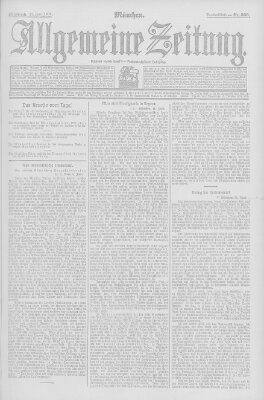 Allgemeine Zeitung Mittwoch 12. Juni 1907