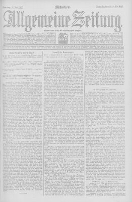 Allgemeine Zeitung Sonntag 23. Juni 1907