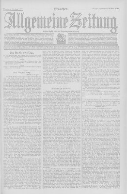 Allgemeine Zeitung Sonntag 30. Juni 1907