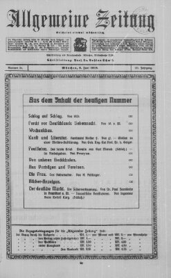 Allgemeine Zeitung Sonntag 9. Juni 1918