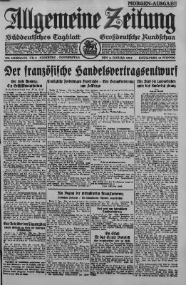 Allgemeine Zeitung Donnerstag 8. Januar 1925