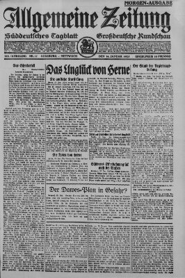 Allgemeine Zeitung Mittwoch 14. Januar 1925