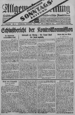 Allgemeine Zeitung Sonntag 8. Februar 1925