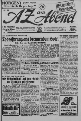 AZ am Abend (Allgemeine Zeitung) Montag 11. März 1929