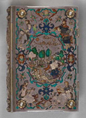 Silbereinband zum Gebetbuch Maximilians I. von Bayern - BSB Clm 23640#Einband