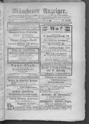 Münchener Anzeiger (Münchner neueste Nachrichten) Donnerstag 31. Mai 1877