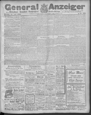 Münchner neueste Nachrichten Freitag 22. Juli 1892