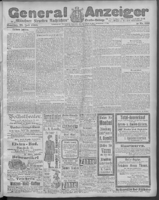 Münchner neueste Nachrichten Samstag 23. Juli 1892