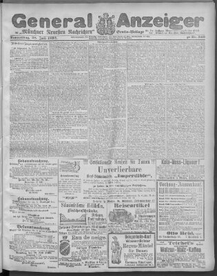 Münchner neueste Nachrichten Donnerstag 28. Juli 1892