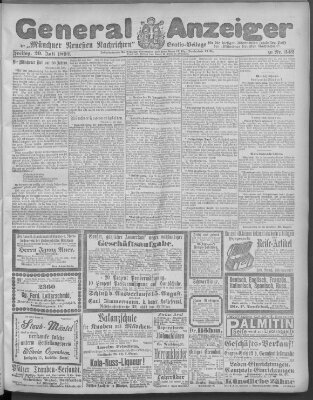 Münchner neueste Nachrichten Freitag 29. Juli 1892