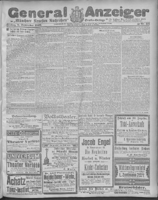 Münchner neueste Nachrichten Freitag 9. September 1892