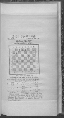 Schach-Zeitung (Münchner neueste Nachrichten) Sonntag 30. Mai 1897