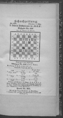 Schach-Zeitung (Münchner neueste Nachrichten) Sonntag 8. März 1896