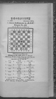 Schach-Zeitung (Münchner neueste Nachrichten) Sonntag 3. Mai 1896