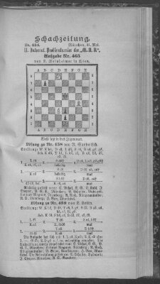 Schach-Zeitung (Münchner neueste Nachrichten) Sonntag 31. Mai 1896