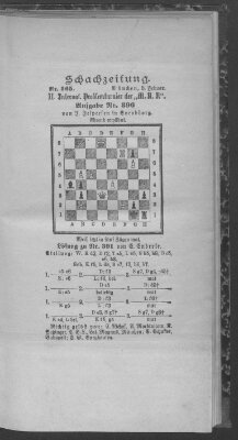 Schach-Zeitung (Münchner neueste Nachrichten) Sonntag 3. Februar 1895