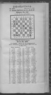 Schach-Zeitung (Münchner neueste Nachrichten) Sonntag 21. Juli 1895