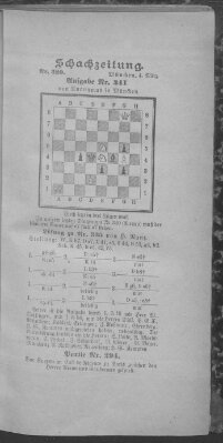 Schach-Zeitung (Münchner neueste Nachrichten) Sonntag 4. März 1894