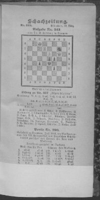 Schach-Zeitung (Münchner neueste Nachrichten) Sonntag 18. März 1894