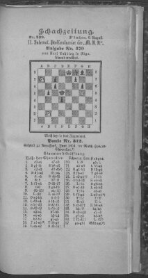 Schach-Zeitung (Münchner neueste Nachrichten) Montag 6. August 1894