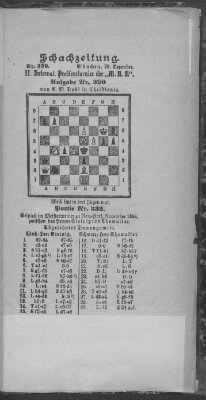 Schach-Zeitung (Münchner neueste Nachrichten) Sonntag 23. Dezember 1894