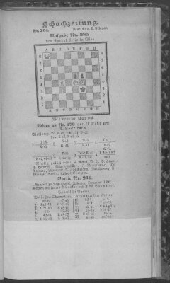 Schach-Zeitung (Münchner neueste Nachrichten) Sonntag 5. Februar 1893