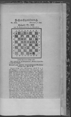 Schach-Zeitung (Münchner neueste Nachrichten) Sonntag 2. Juli 1893