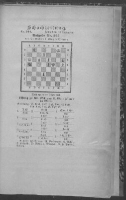 Schach-Zeitung (Münchner neueste Nachrichten) Sonntag 18. September 1892