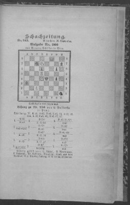 Schach-Zeitung (Münchner neueste Nachrichten) Sonntag 25. September 1892