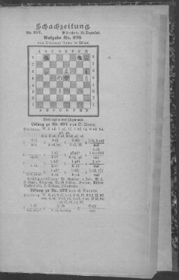 Schach-Zeitung (Münchner neueste Nachrichten) Sonntag 18. Dezember 1892