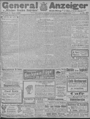 Münchner neueste Nachrichten Mittwoch 8. April 1896