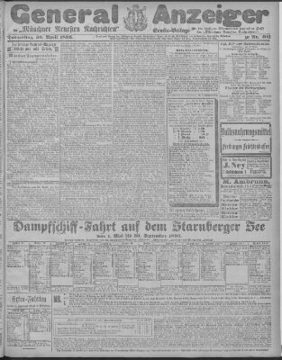 Münchner neueste Nachrichten Donnerstag 30. April 1896