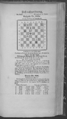 Schach-Zeitung (Münchner neueste Nachrichten) Sonntag 17. April 1904