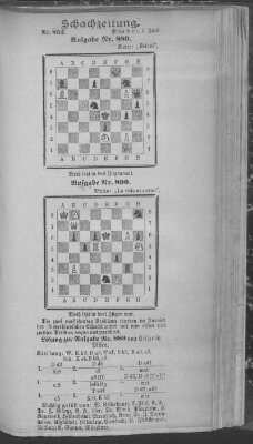 Schach-Zeitung (Münchner neueste Nachrichten) Sonntag 5. Juni 1904