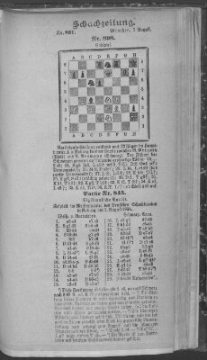 Schach-Zeitung (Münchner neueste Nachrichten) Sonntag 7. August 1904