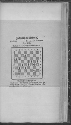 Schach-Zeitung (Münchner neueste Nachrichten) Sonntag 25. September 1904